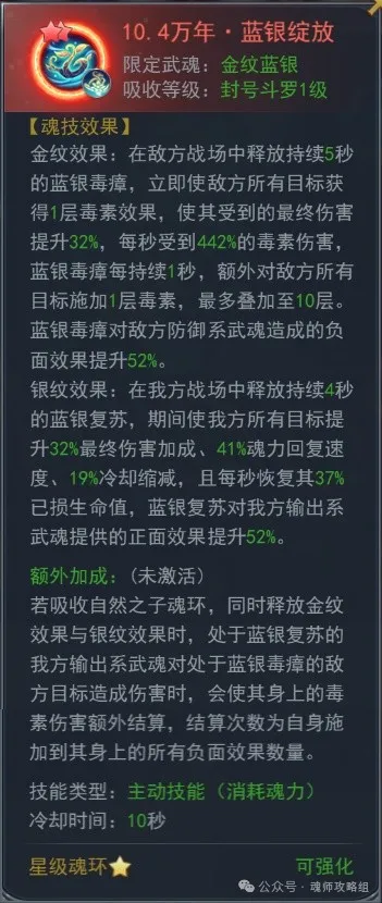 斗罗大陆H5金纹蓝银武魂魂环阵容搭配攻略  第12张